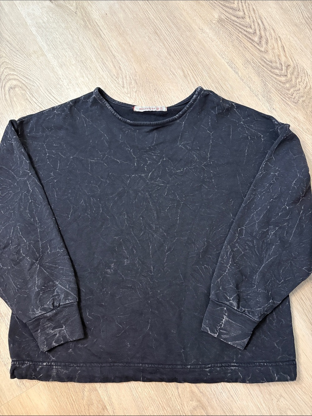 Wearables by XCVI Dottie Drawcord Sweatshirt size XS cozy loungewear basic
